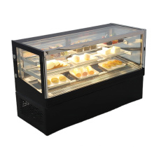 2021 commerical multideck showcase upright open front display cabinet refrigerator for supermarket usa standard cake showcase